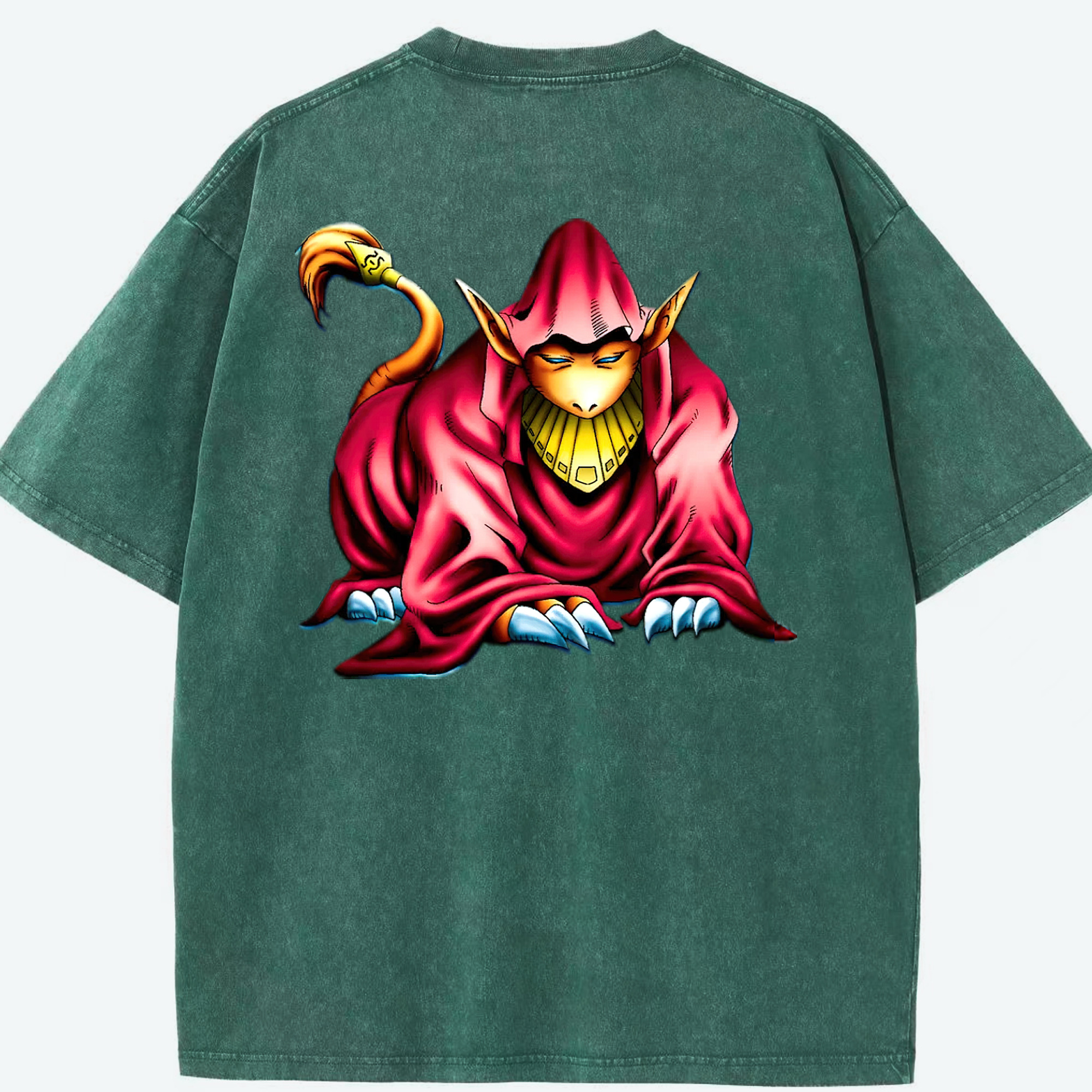 （画像用） 遊☆戯☆王 Yu-Gi-Oh! 綿100% ヴィンテージ風 半袖Tシャツ（背面プリント）